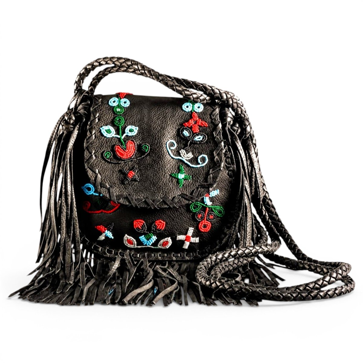 Leather crossbody bag