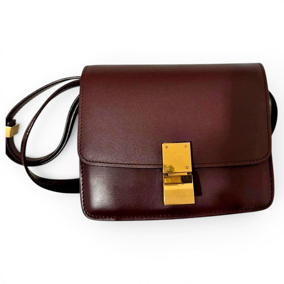 Classic leather crossbody bag
