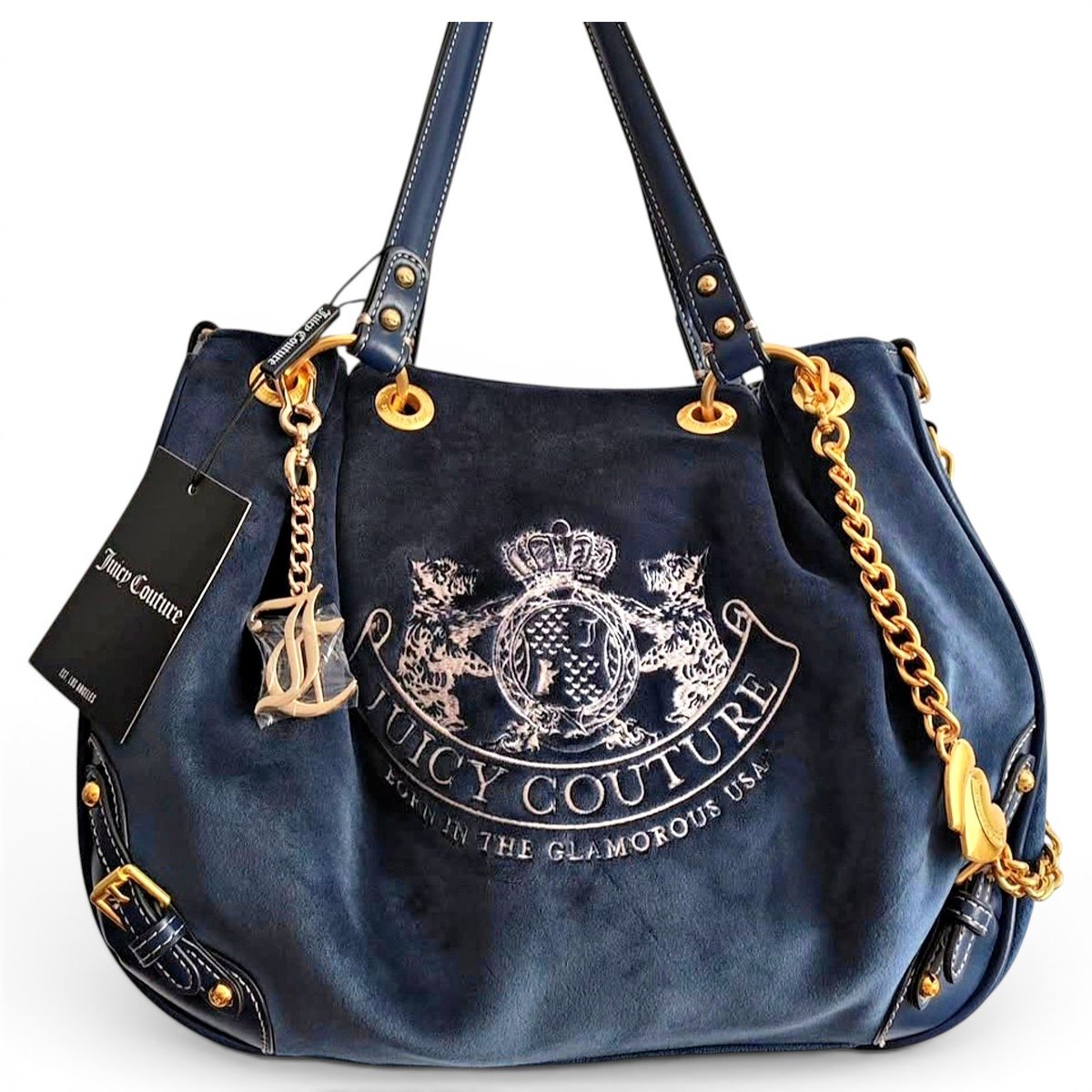 Velvet handbag