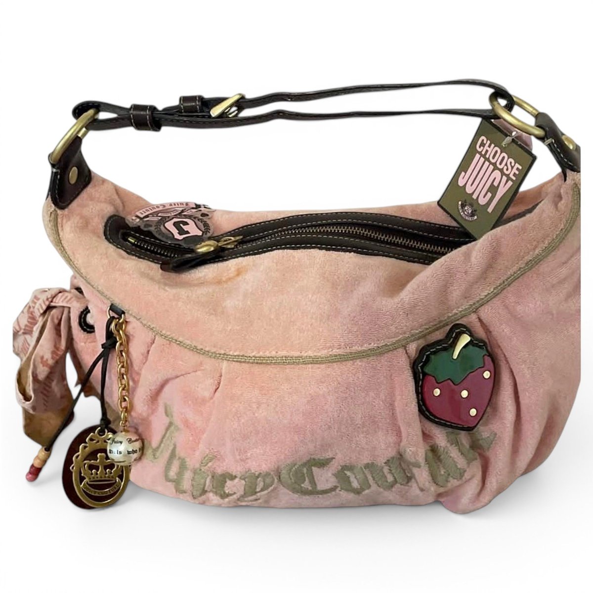 Velvet handbag