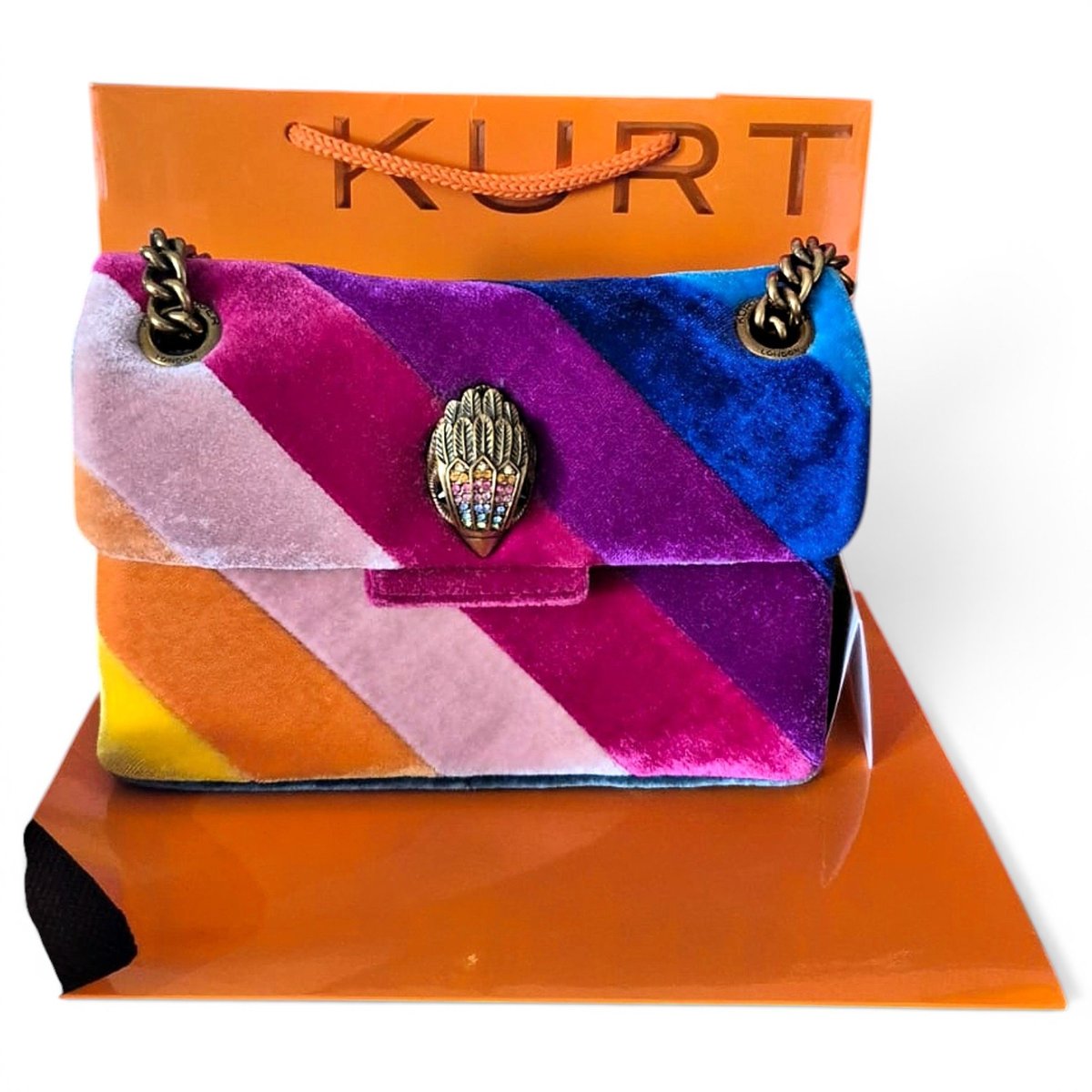 Velvet crossbody bag