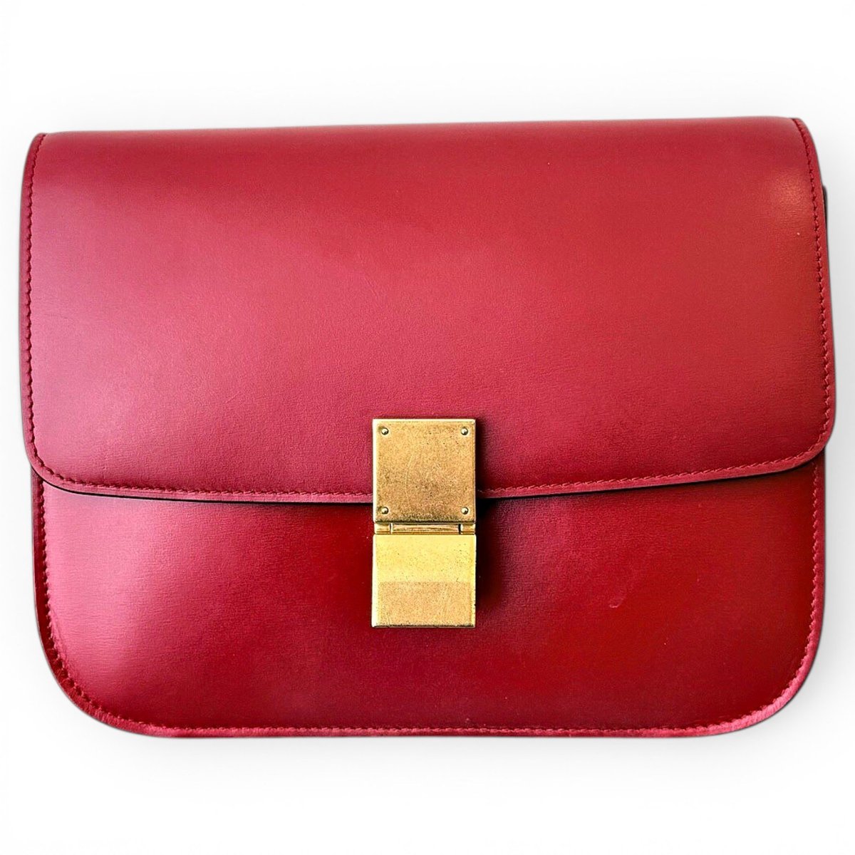 Classic leather crossbody bag