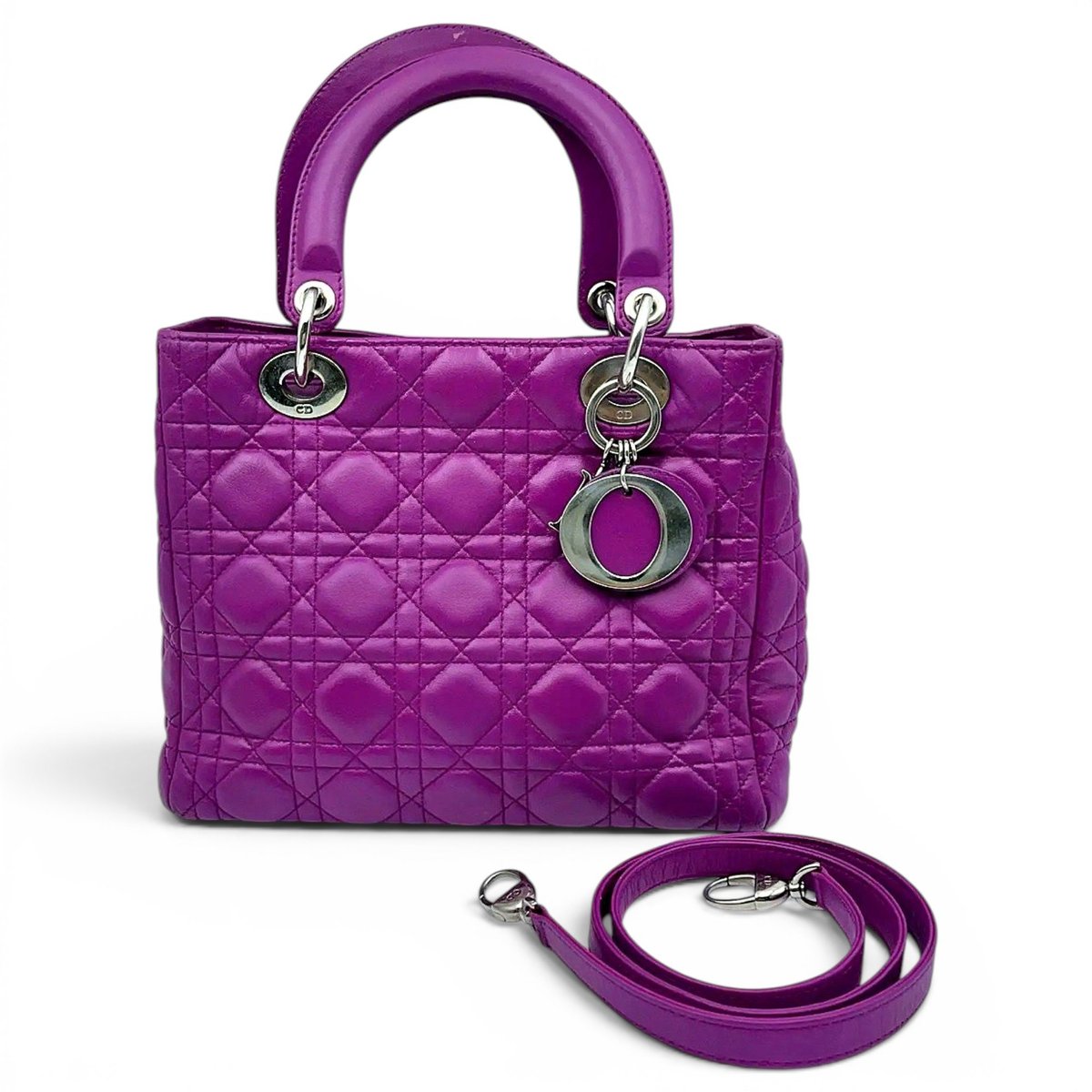 Lady Dior leather handbag