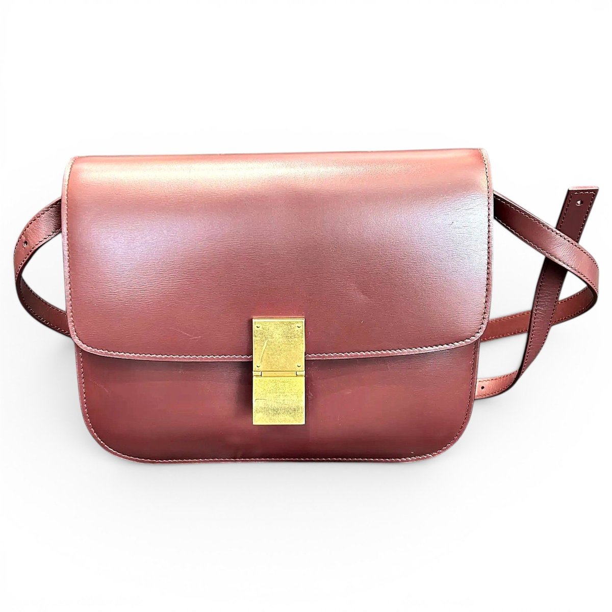 Classic leather handbag