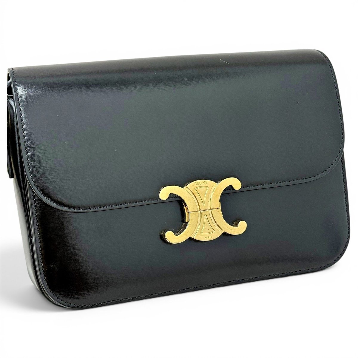 Triomphe leather handbag