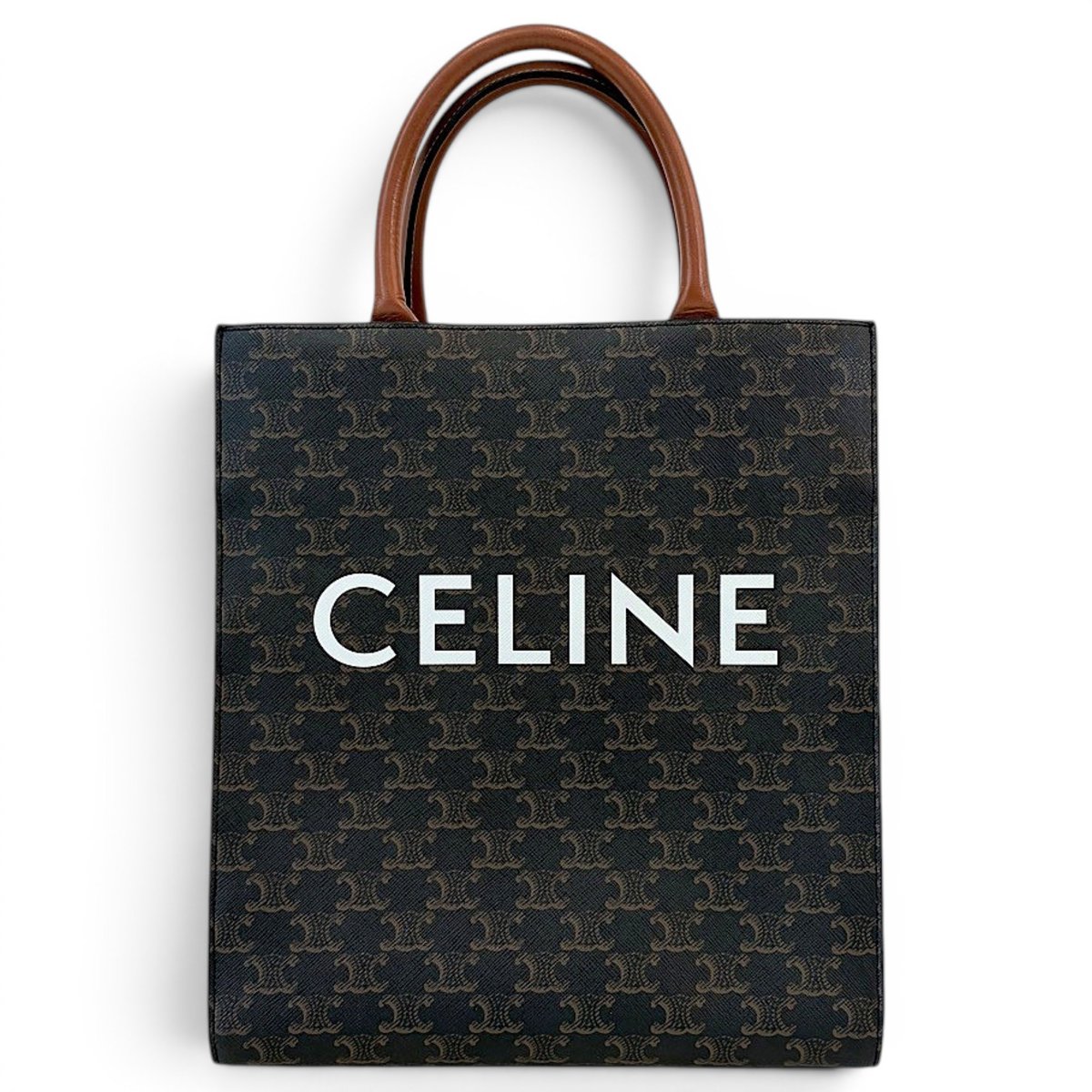Cabas leather tote