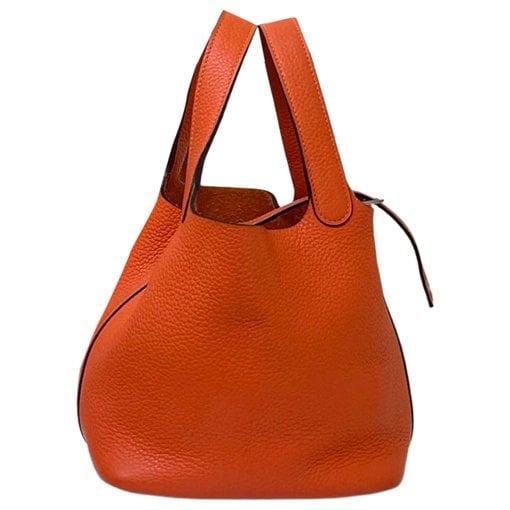 Picotin leather handbag