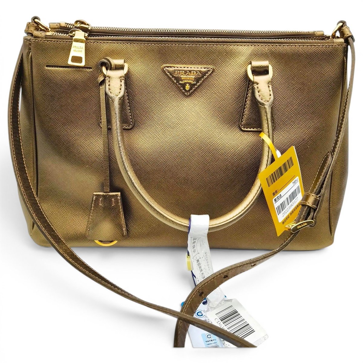 Galleria leather handbag