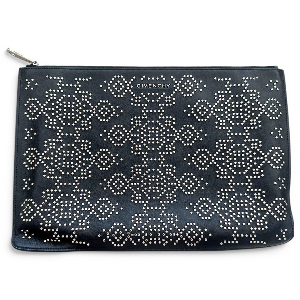 Antigona leather clutch bag
