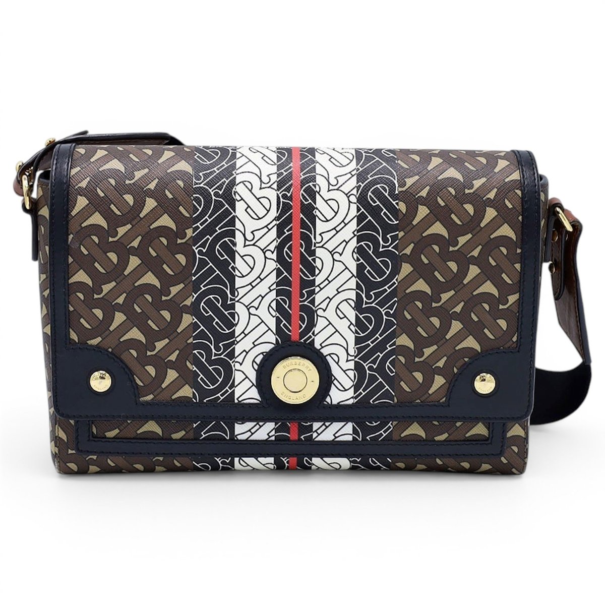Note leather crossbody bag