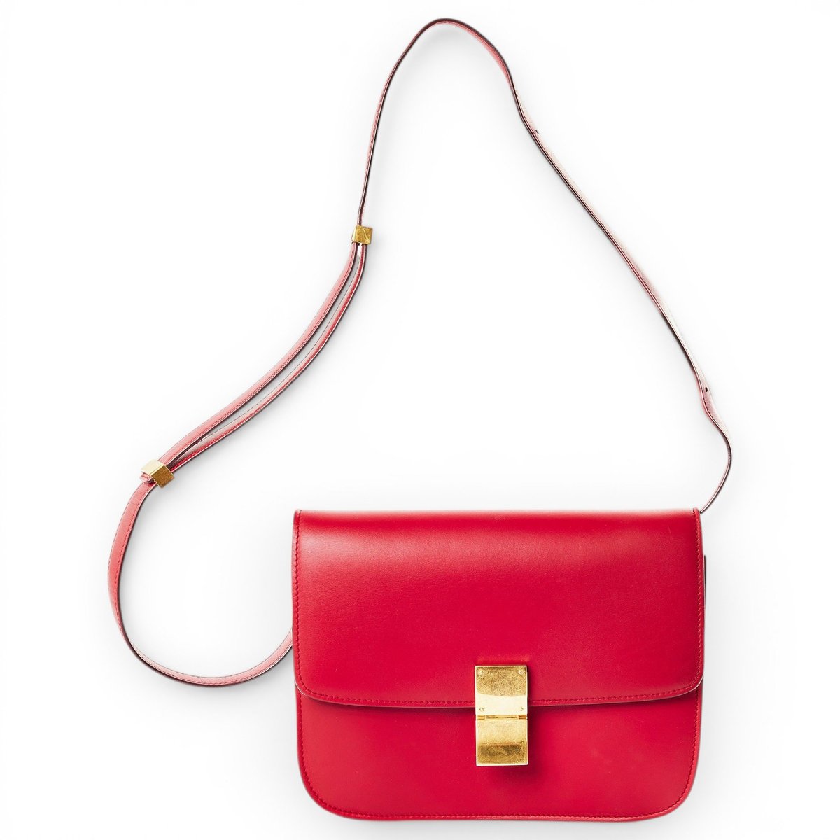 Classic leather crossbody bag