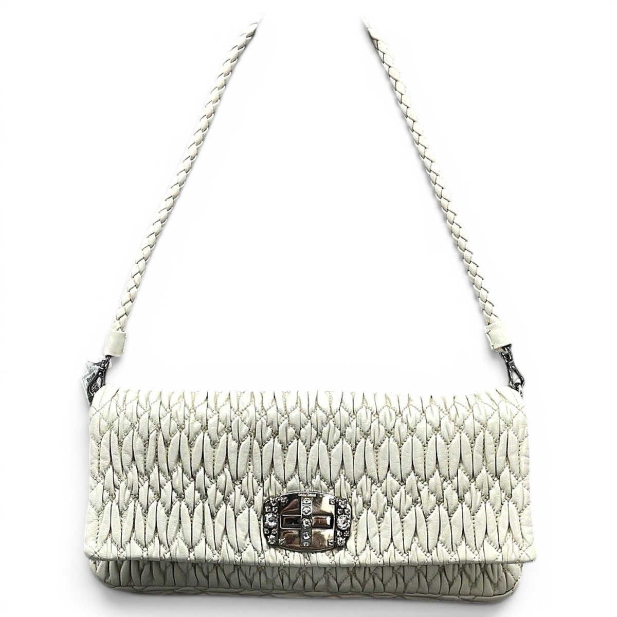 Miu Spirit leather handbag