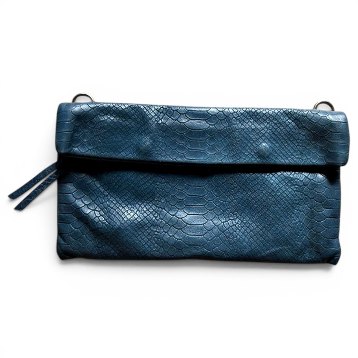 Leather clutch bag