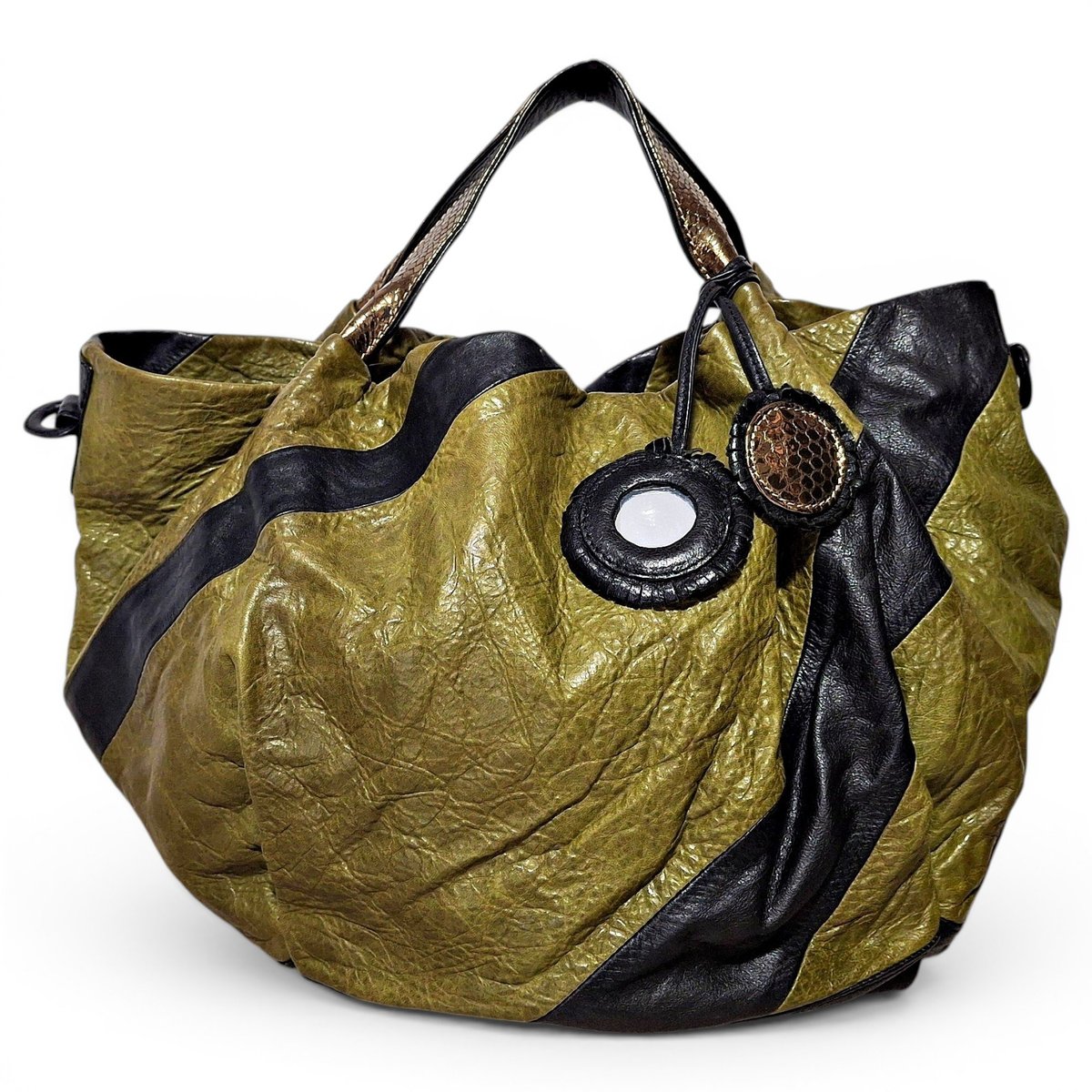 Leather handbag
