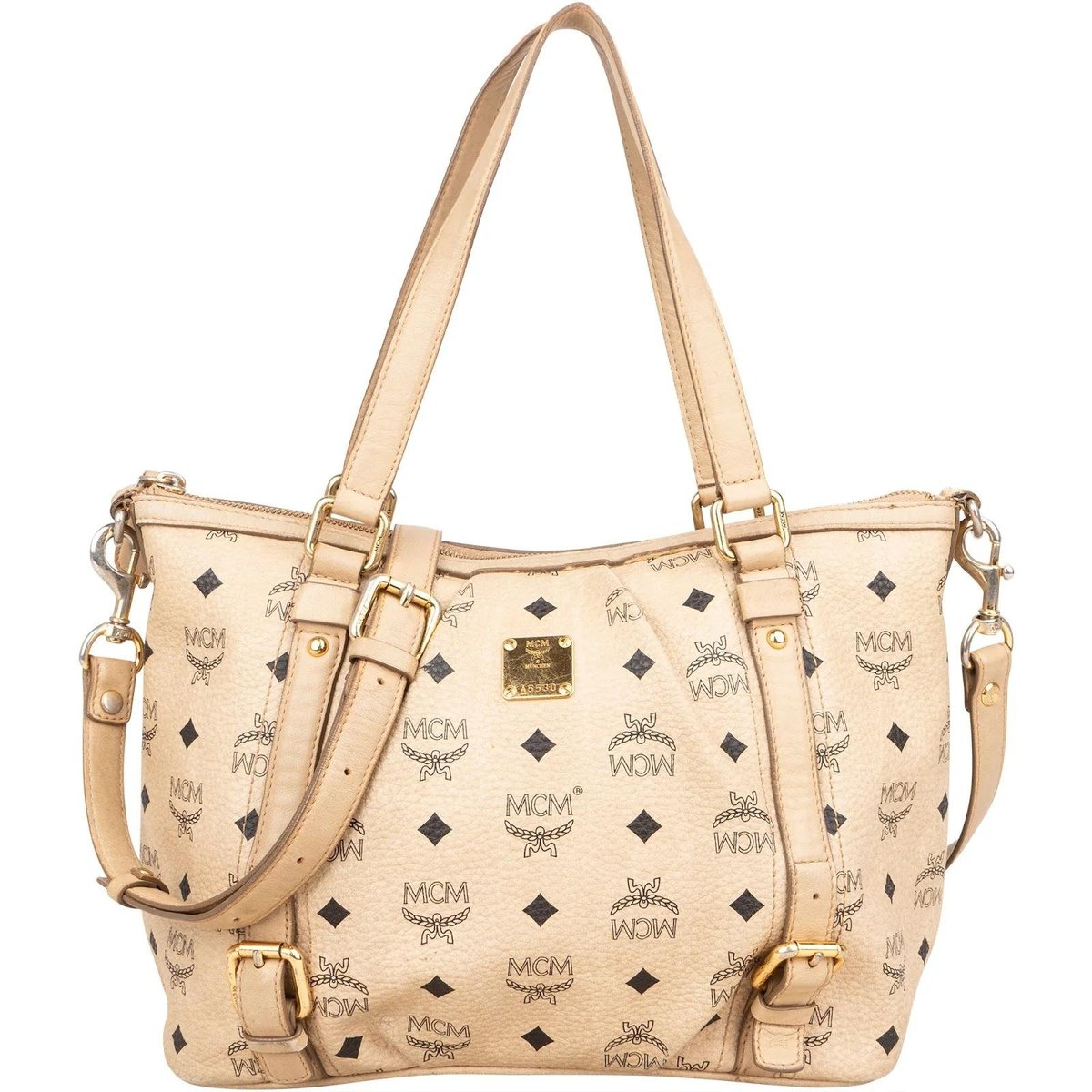 Boston leather tote