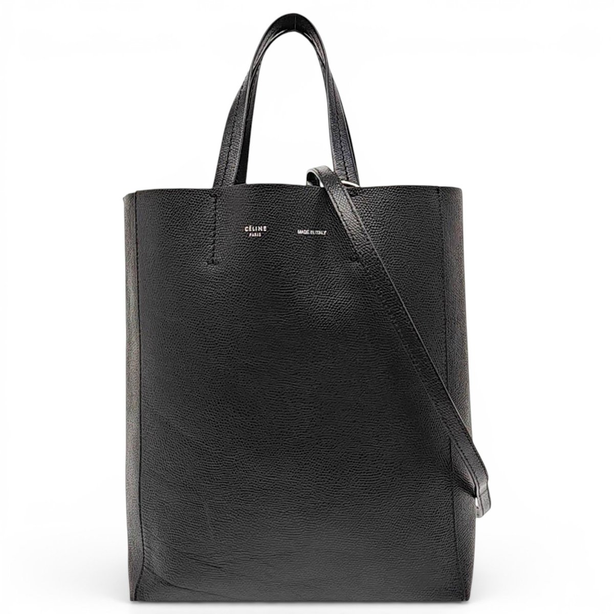 Cabas leather handbag