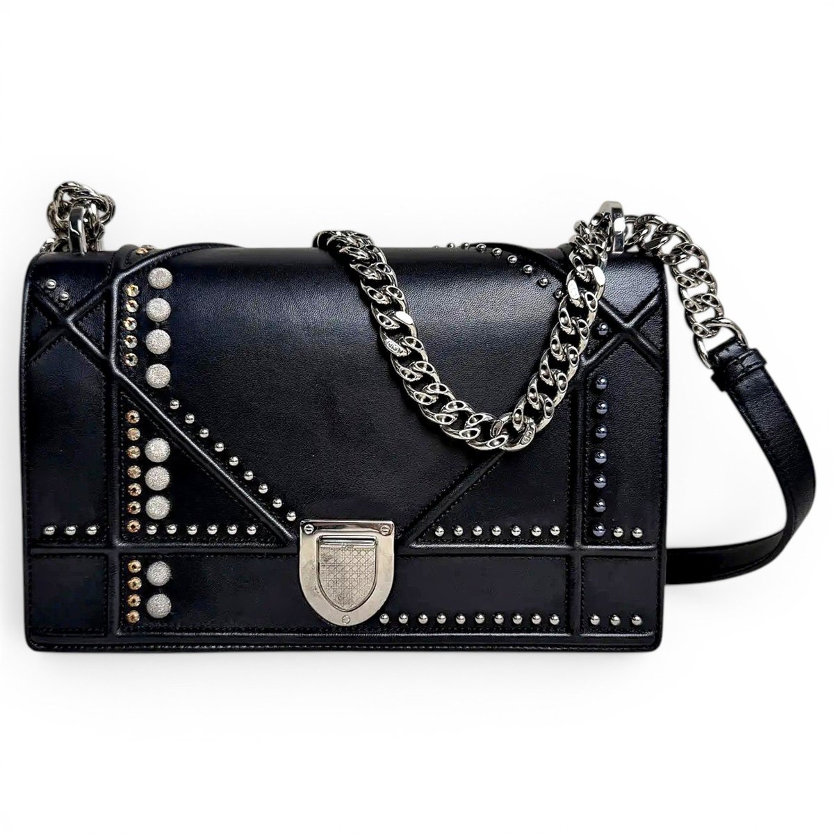 Diorama leather crossbody bag