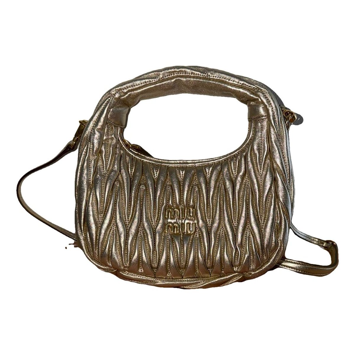 Miu Wander leather handbag