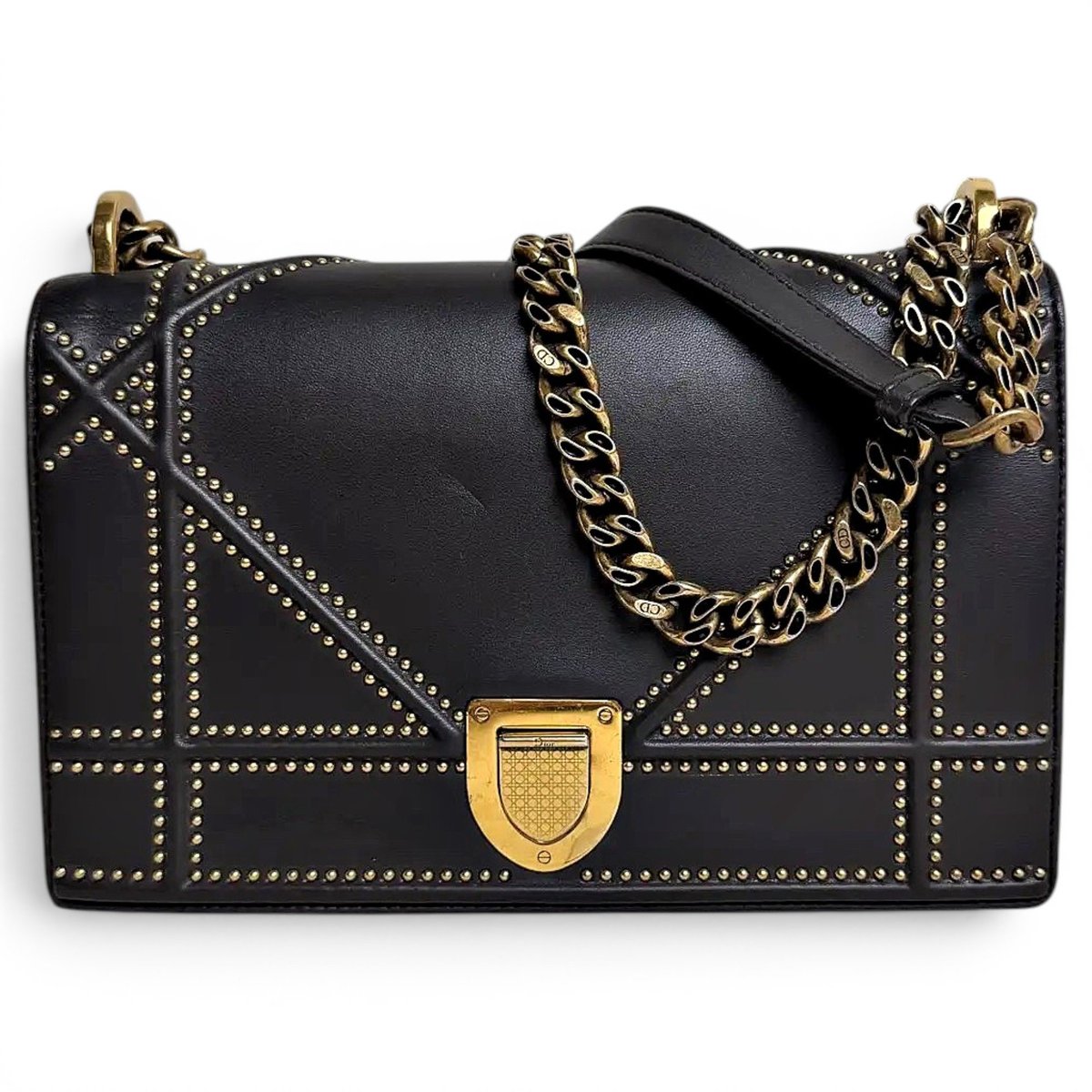 Diorama leather crossbody bag