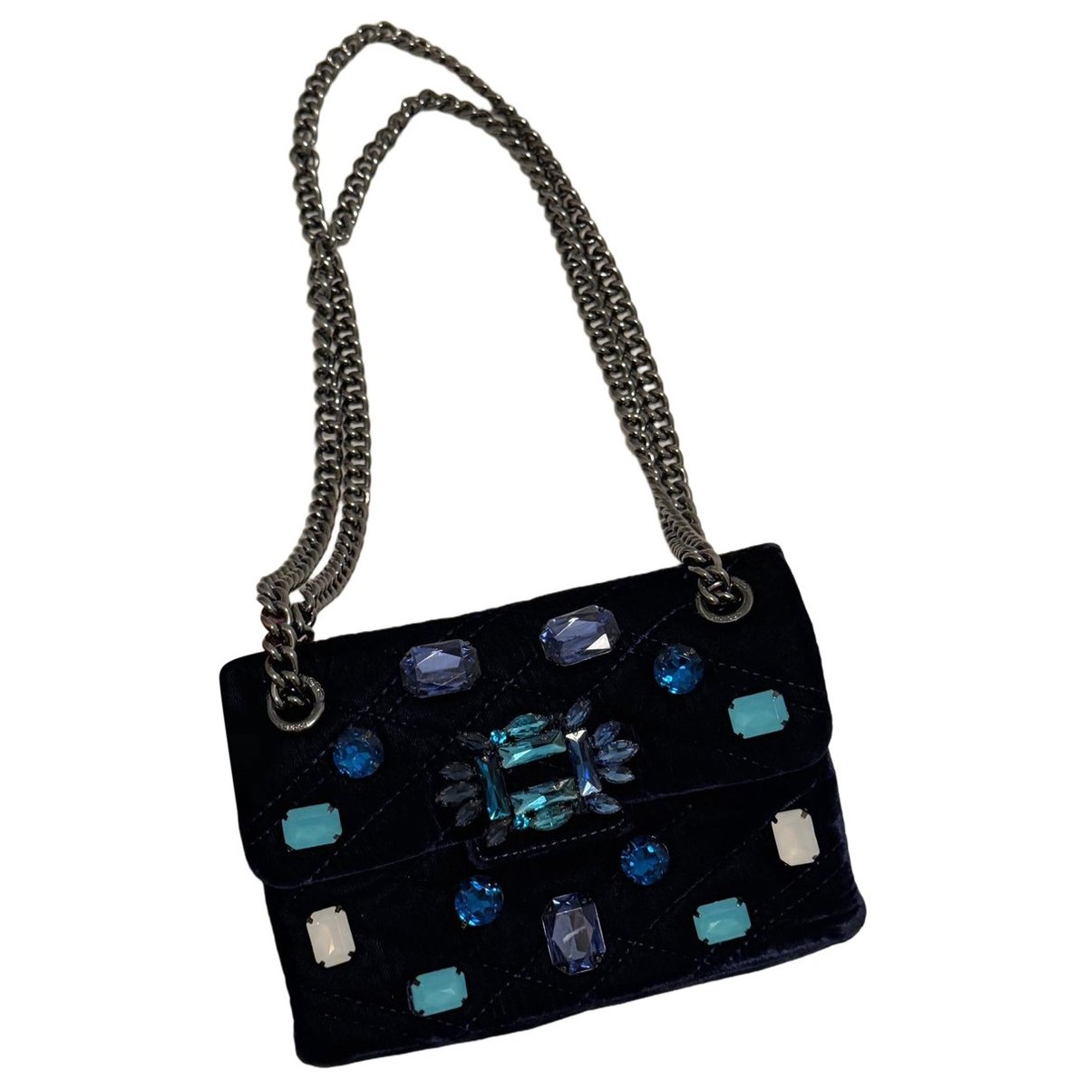 Velvet handbag