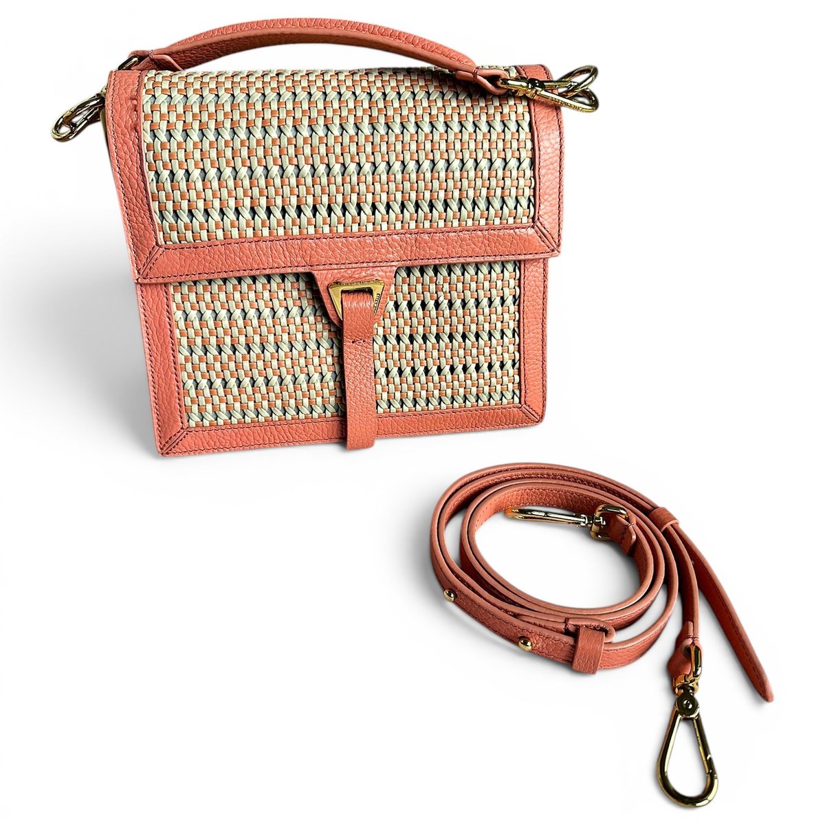 Leather crossbody bag