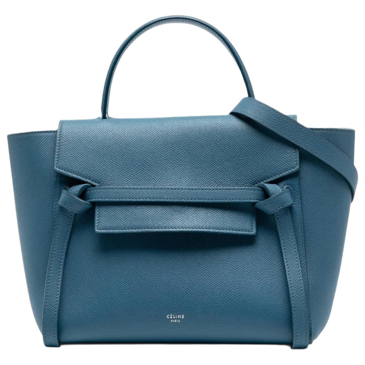 Belt leather satchel