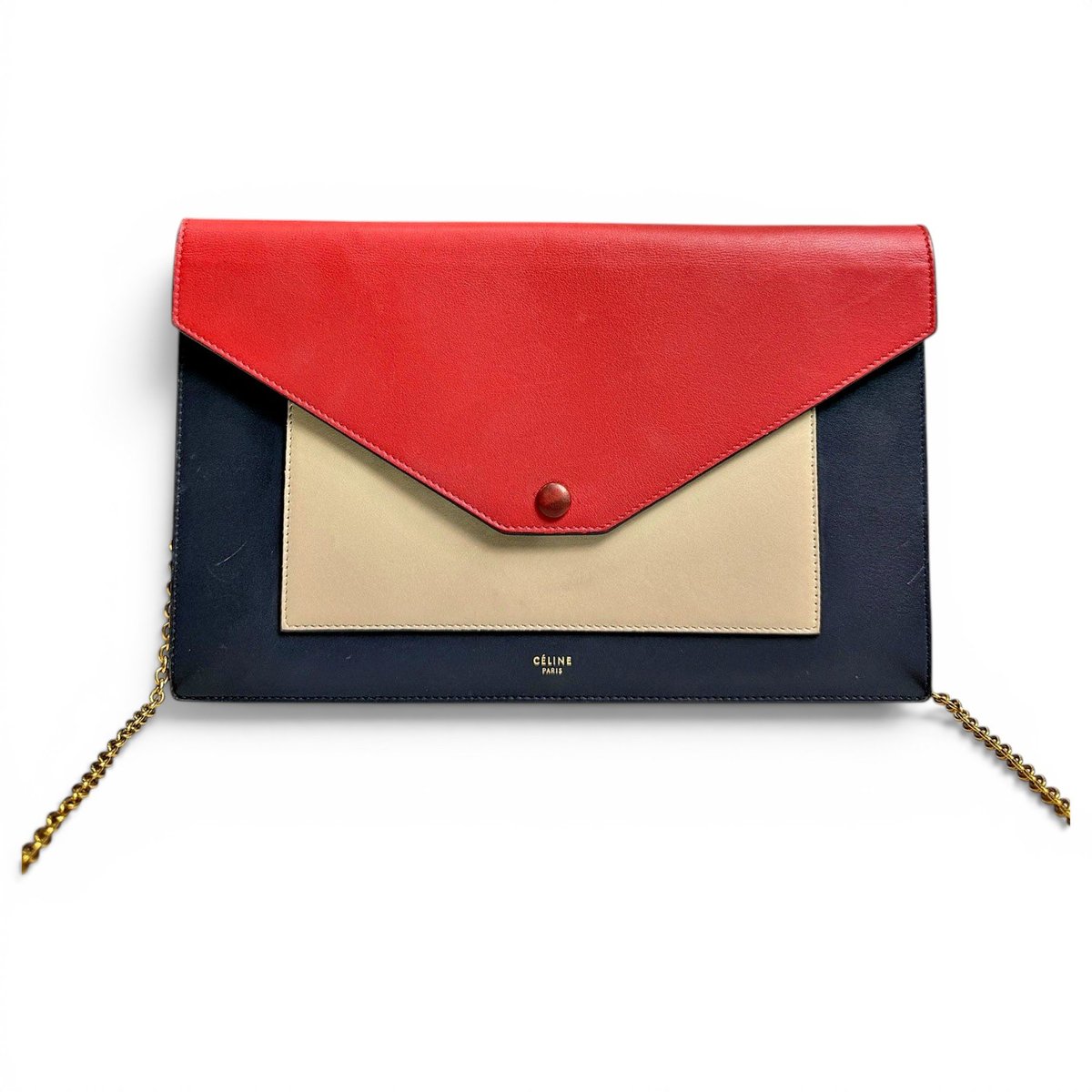 Pocket leather crossbody bag