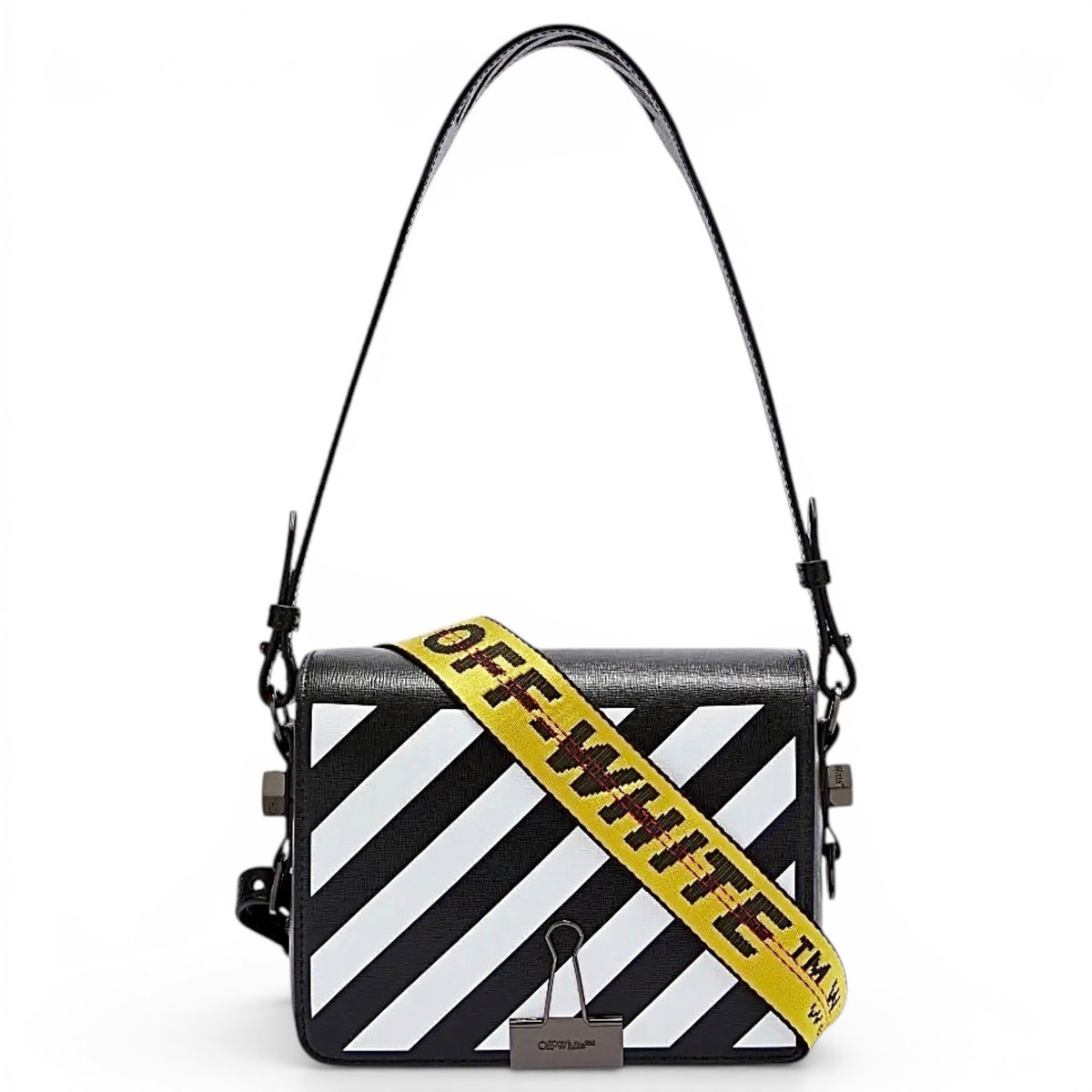 Binder leather crossbody bag