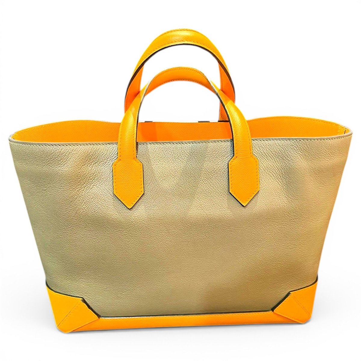 Maxibox cabas 36 leather handbag