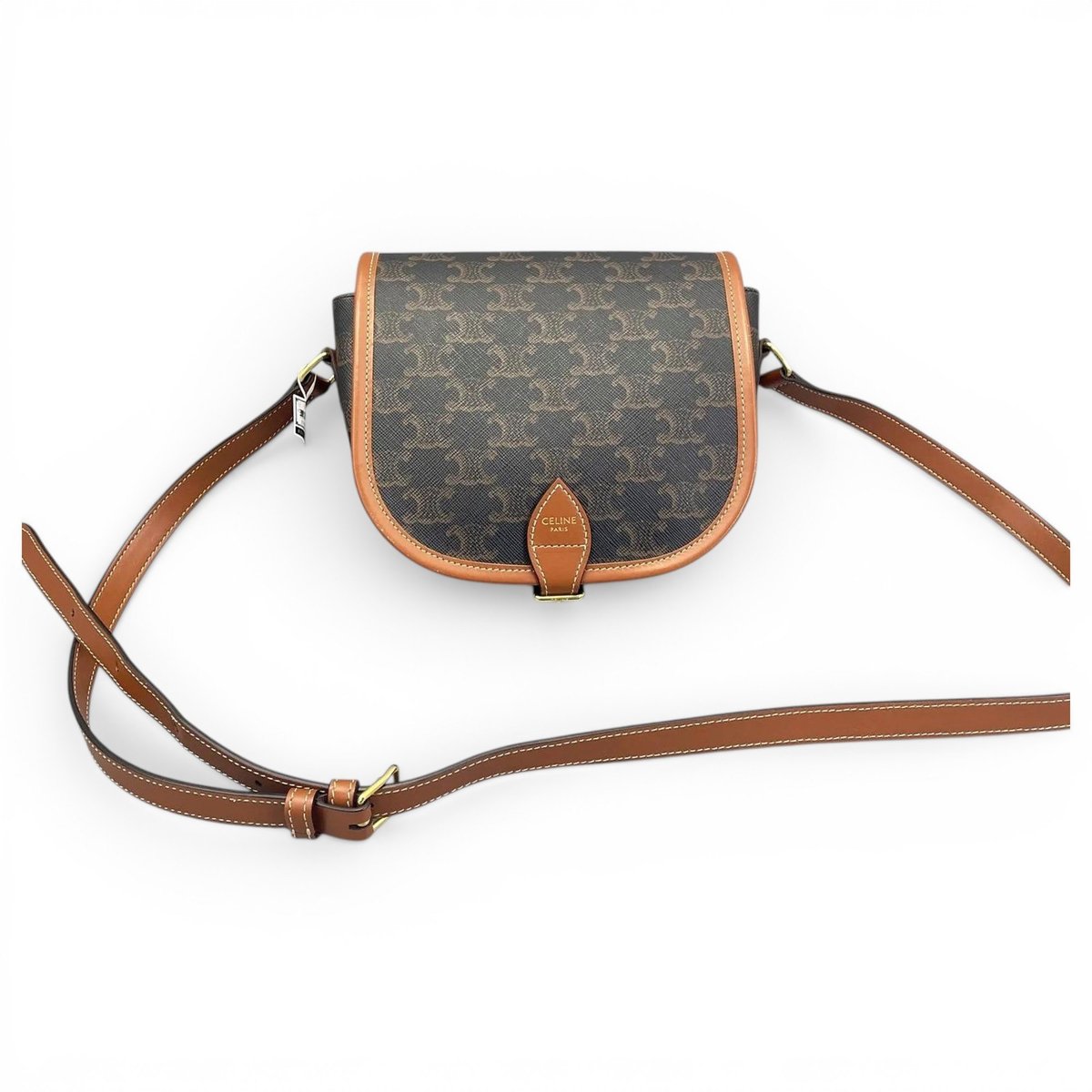 Triomphe leather handbag