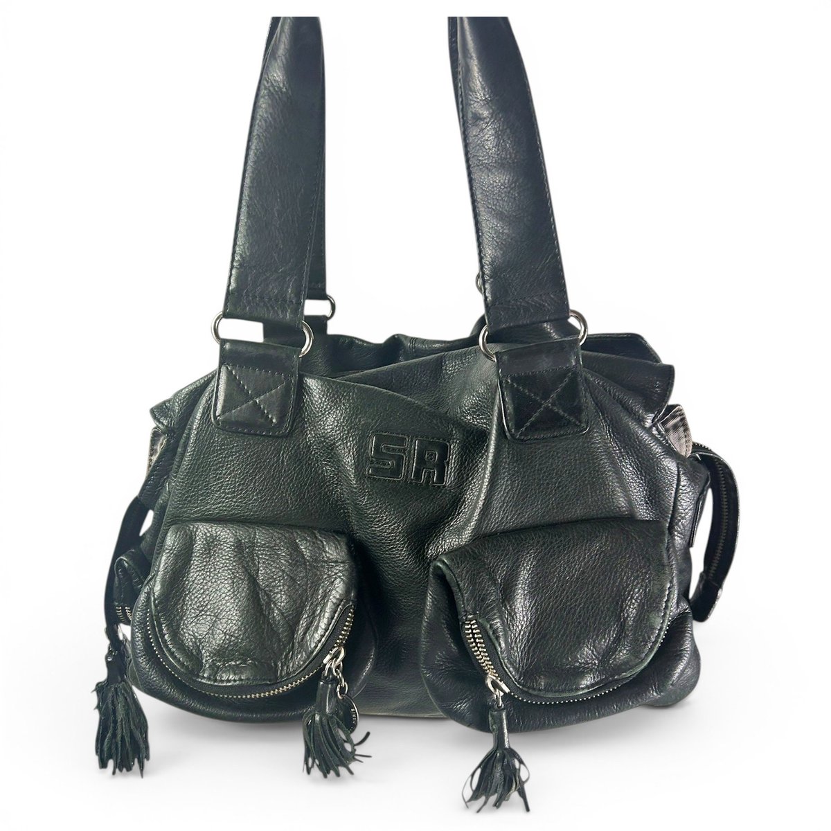 Leather handbag