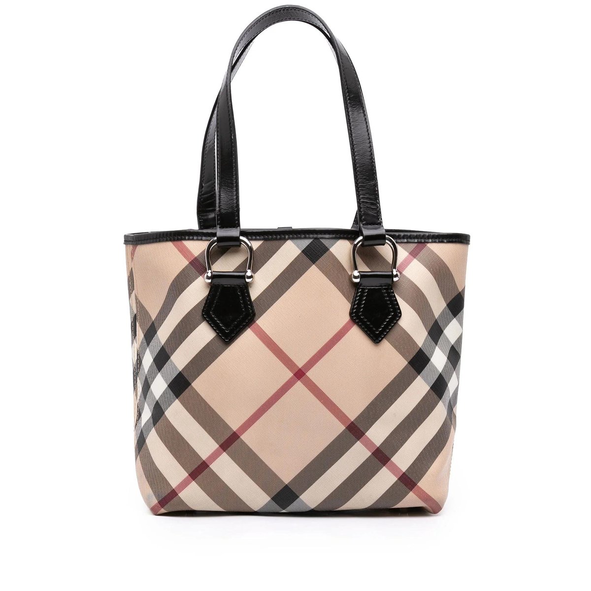 Pocket leather tote