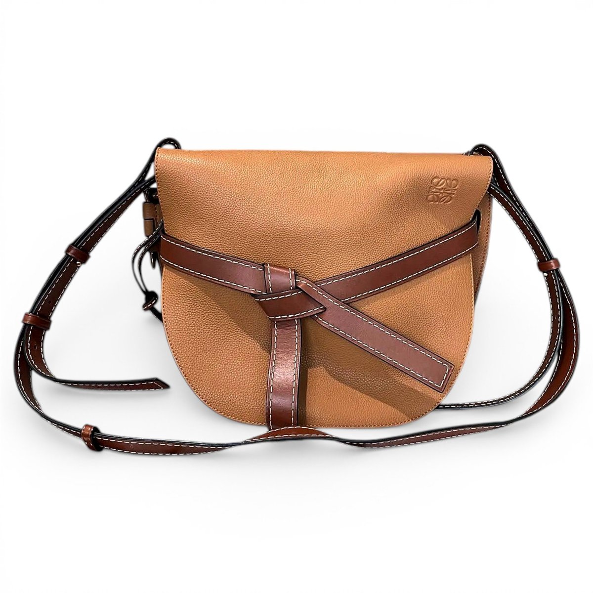Gate leather crossbody bag