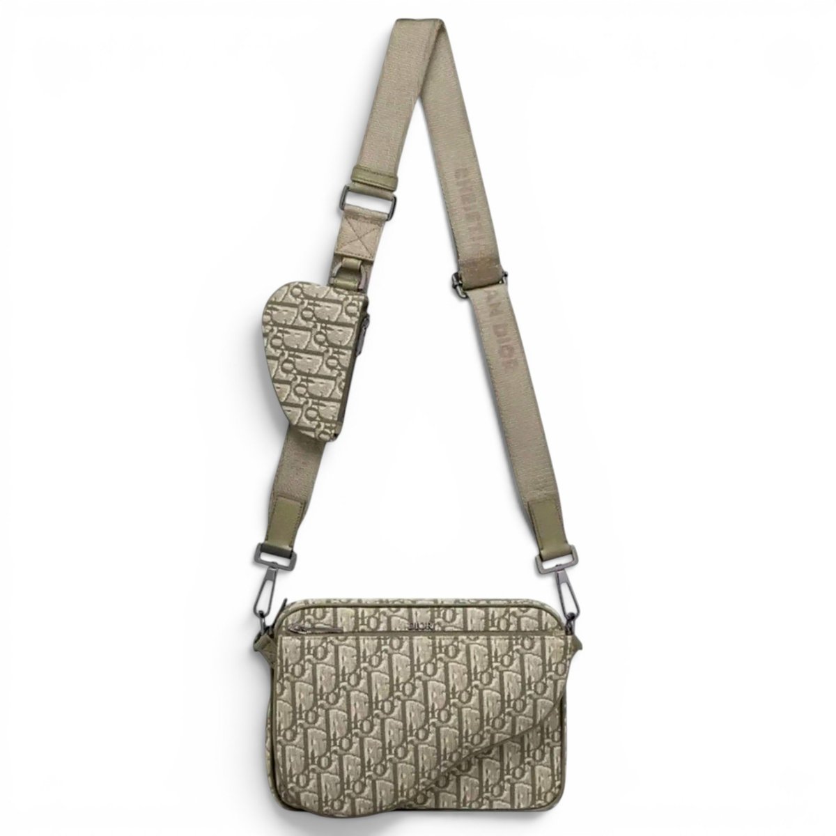 Saddle cloth crossbody bag