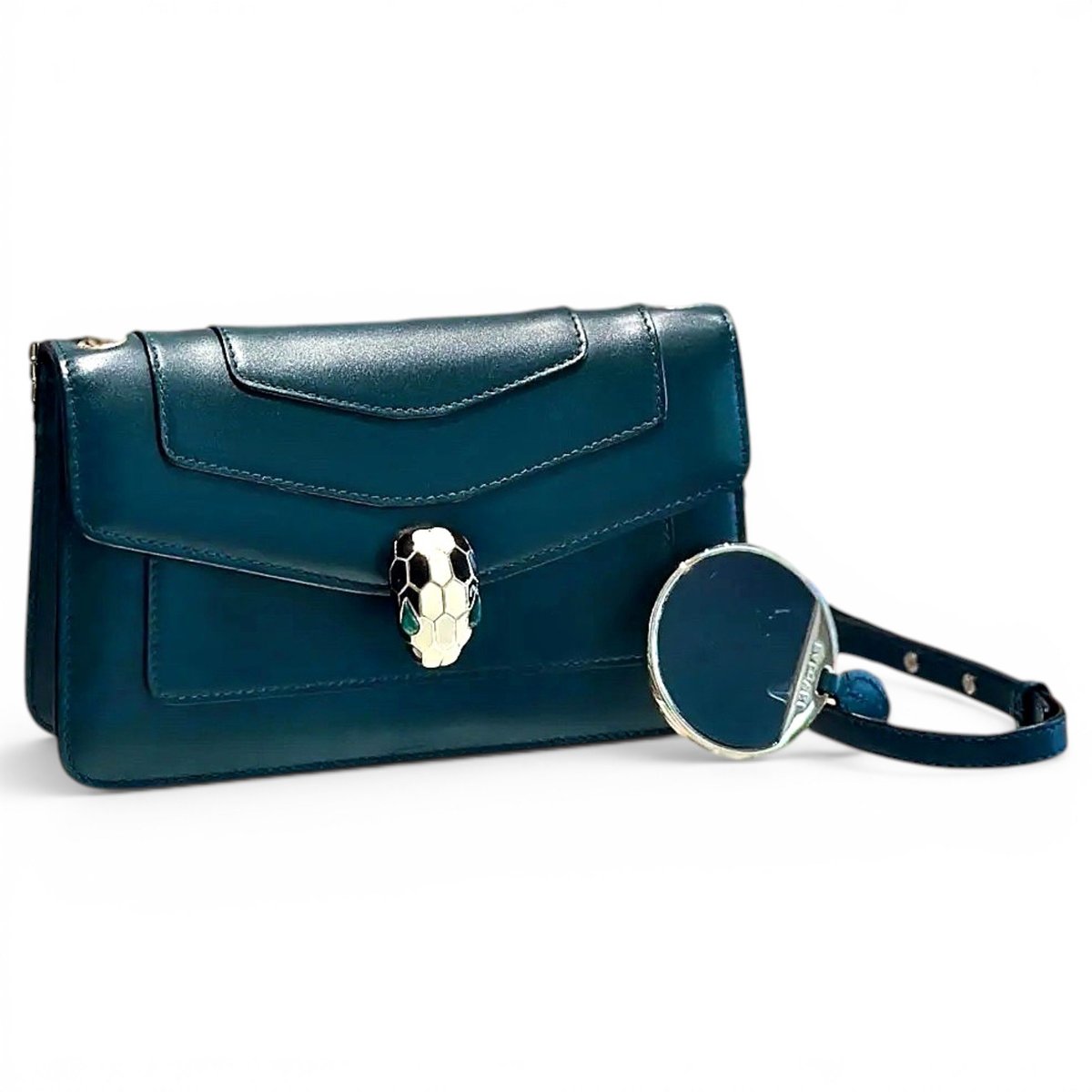 Serpenti leather crossbody bag