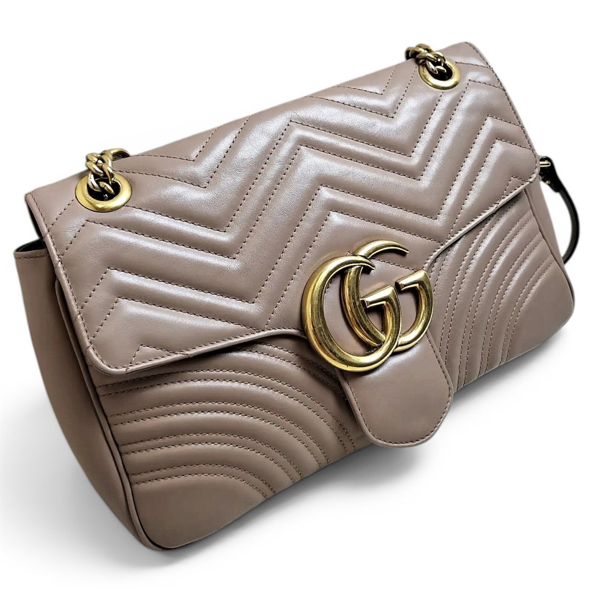 GG Marmont Flap leather crossbody bag