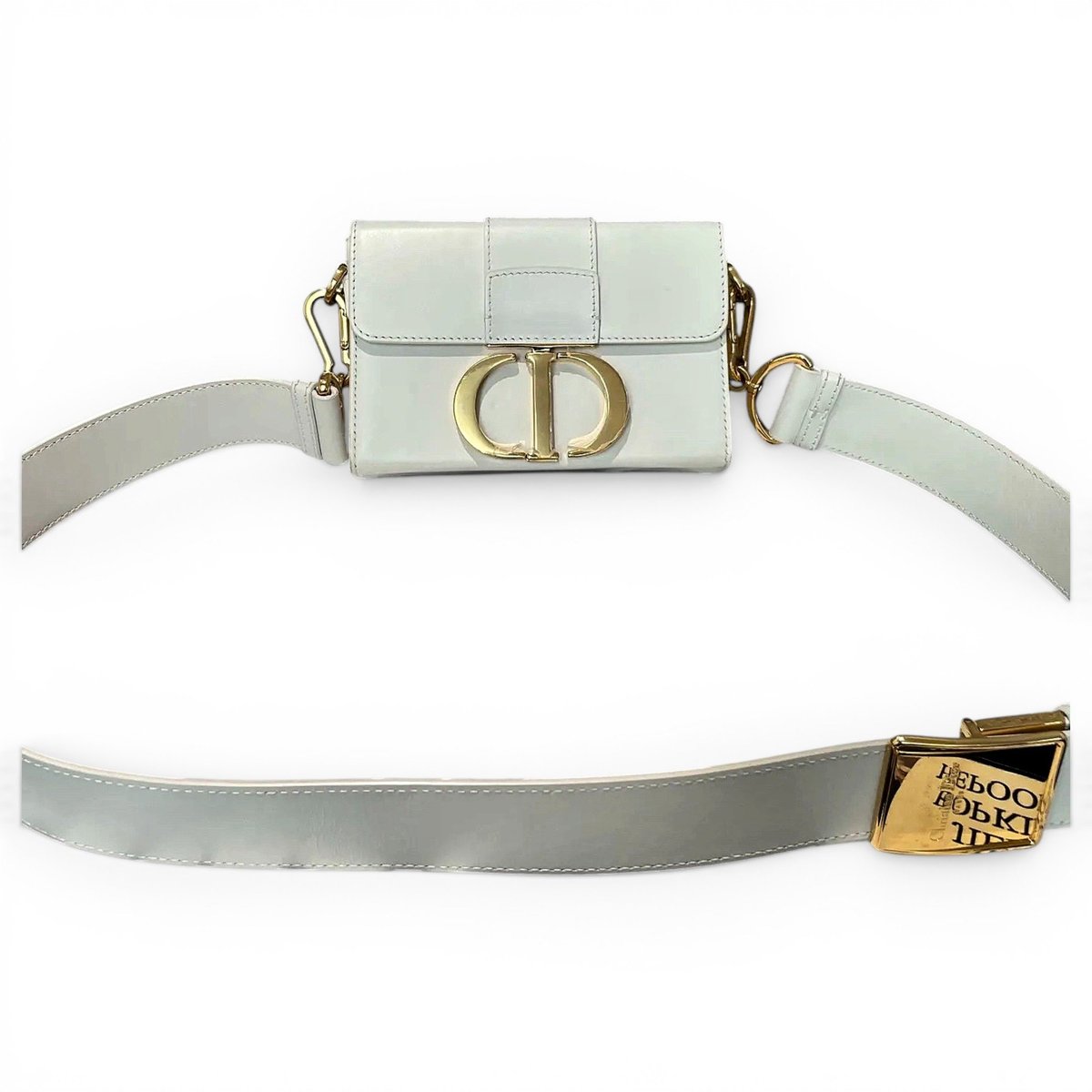 30 Montaigne Box leather crossbody bag