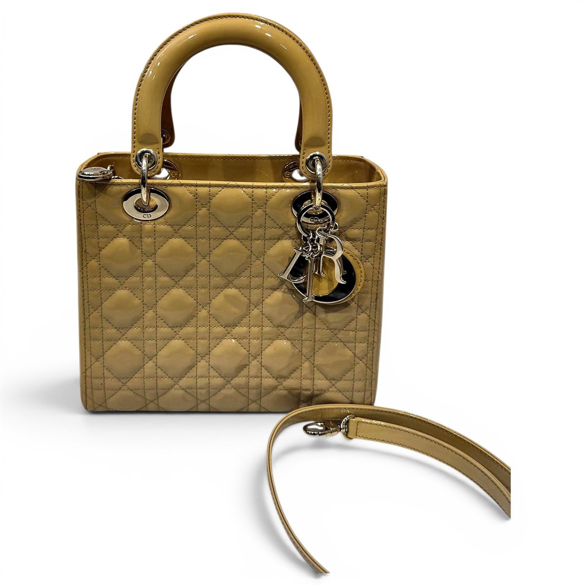 Lady Dior leather handbag