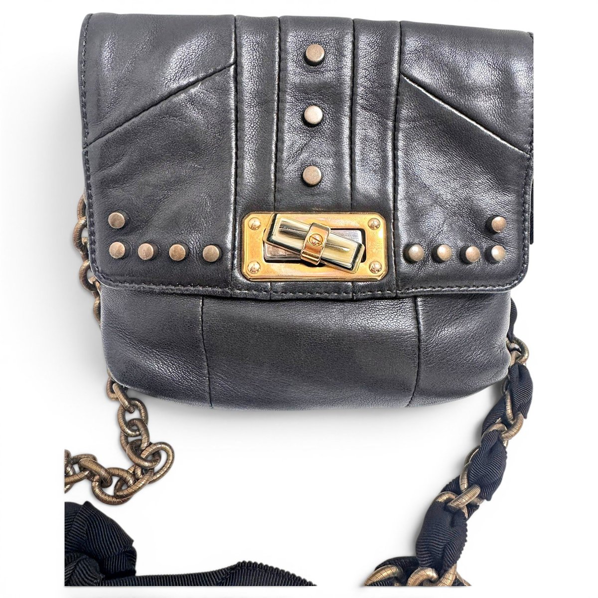 Happy leather handbag
