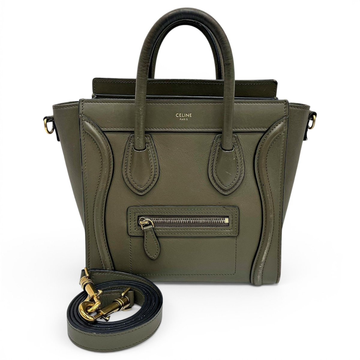 Nano Luggage leather handbag