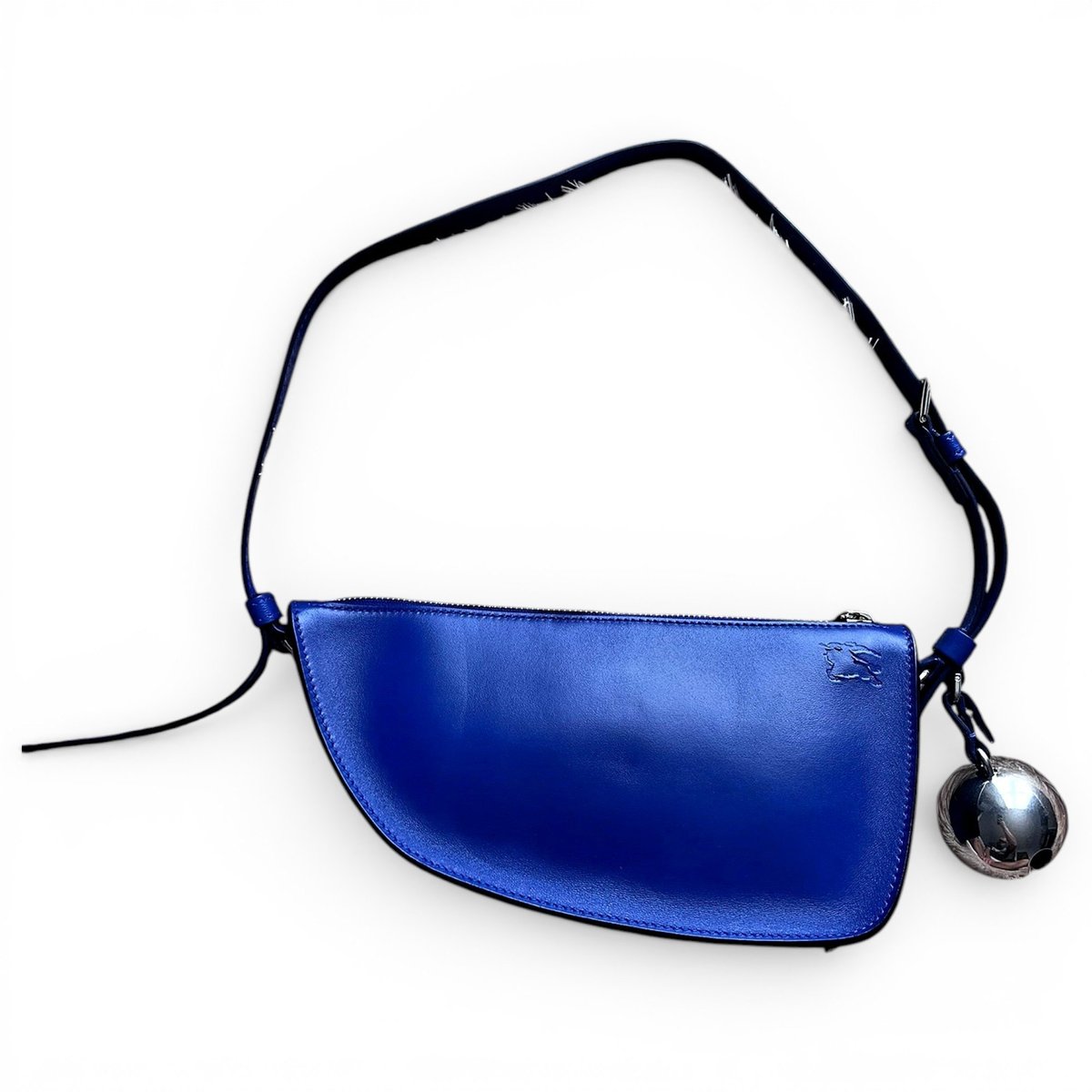 Shield leather handbag