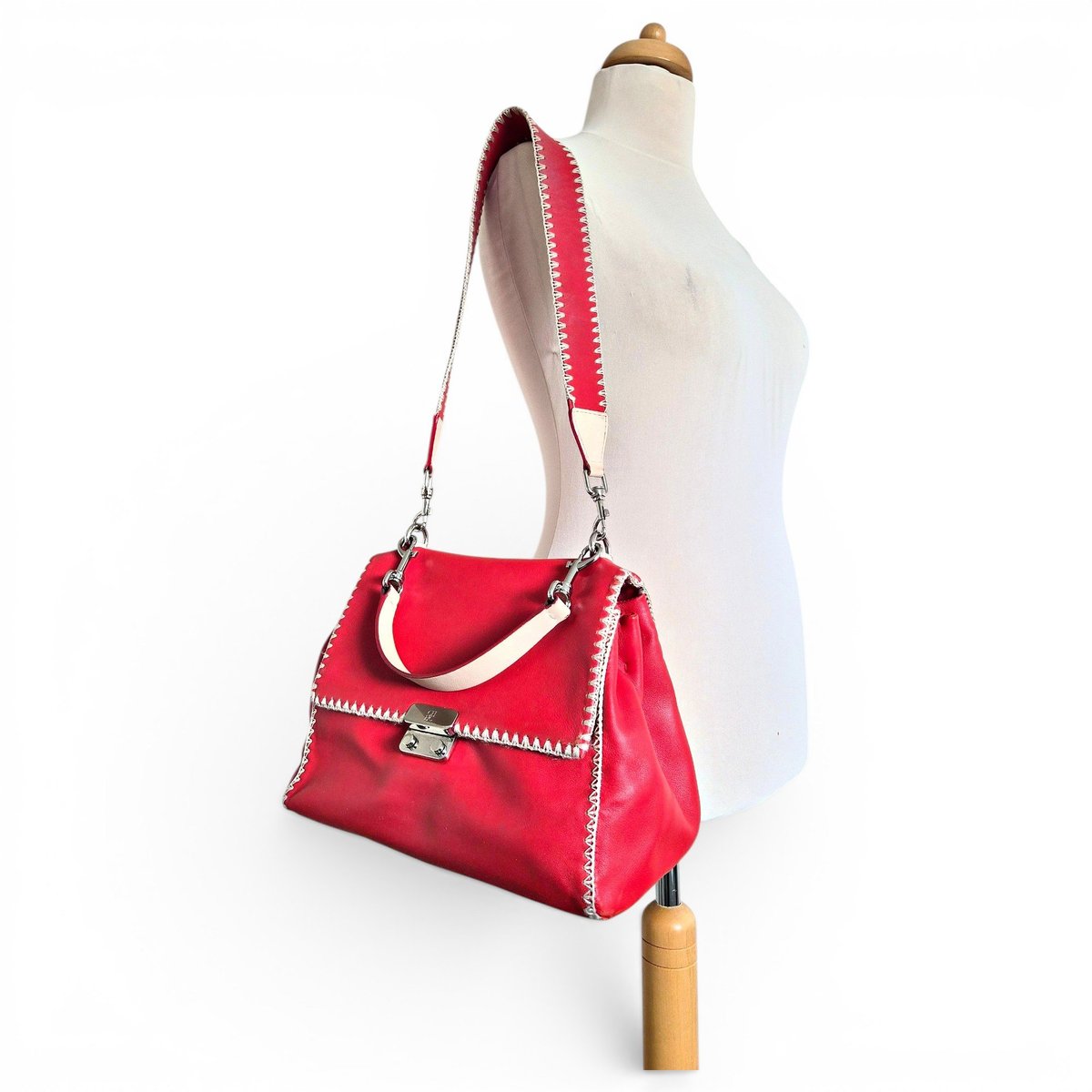Leather handbag