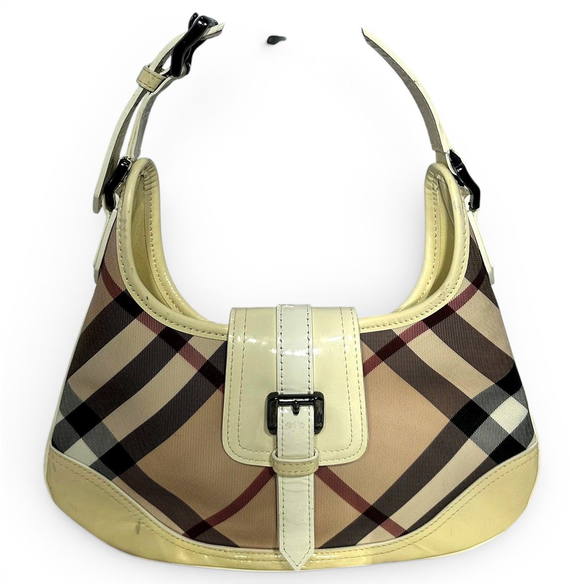 Brook patent leather handbag