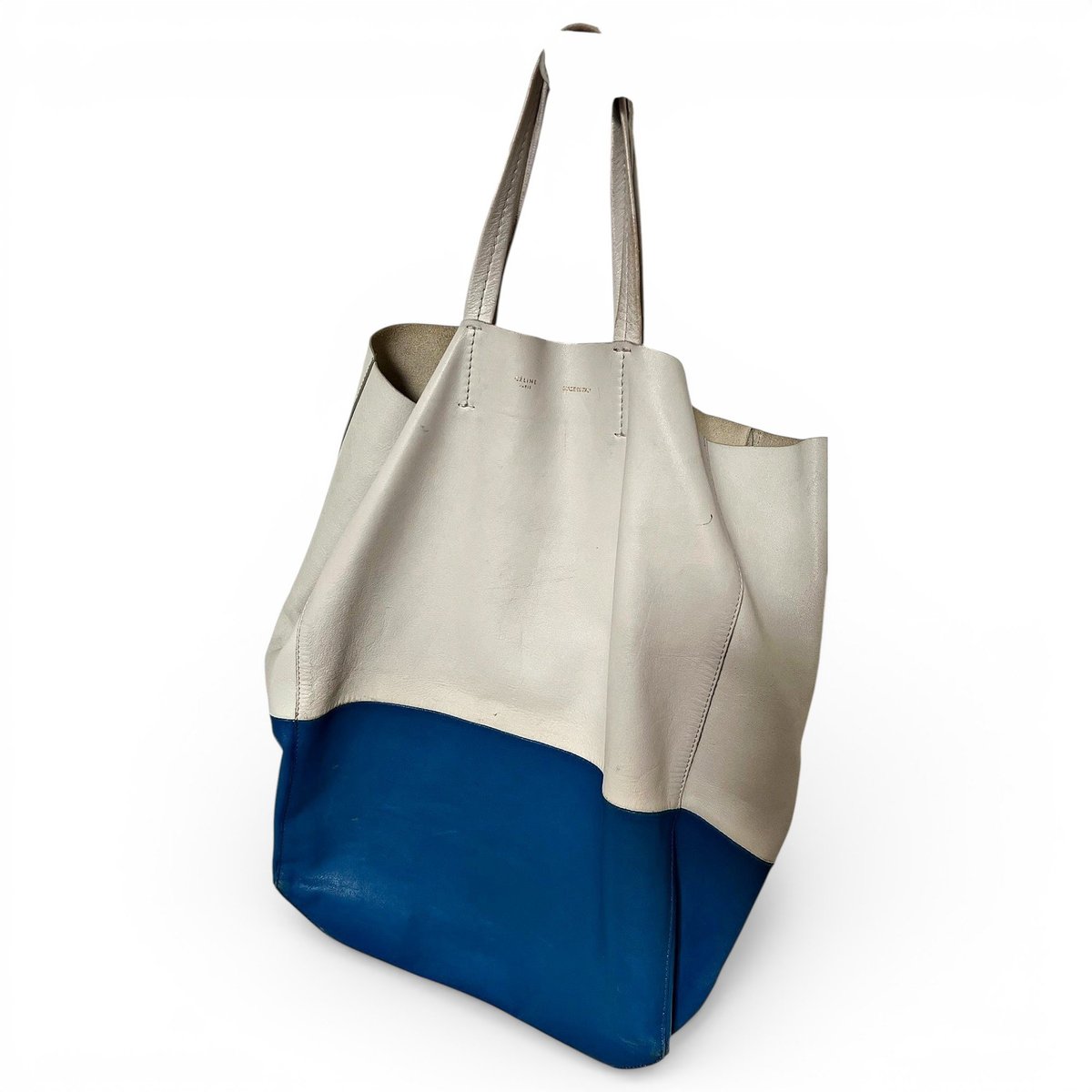 Cabas leather tote