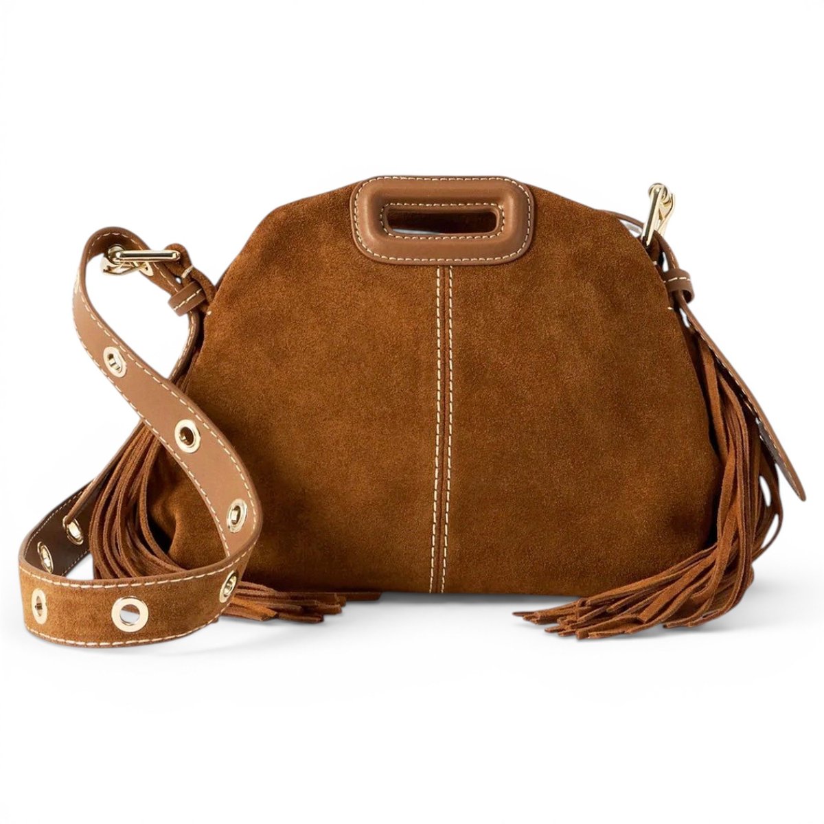 Sac M leather crossbody bag