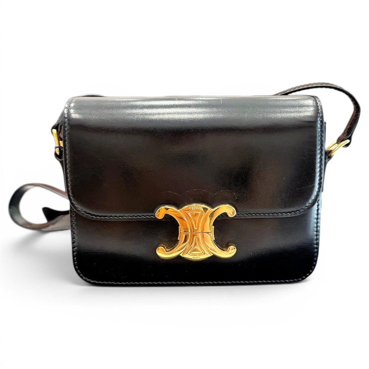 Triomphe leather handbag
