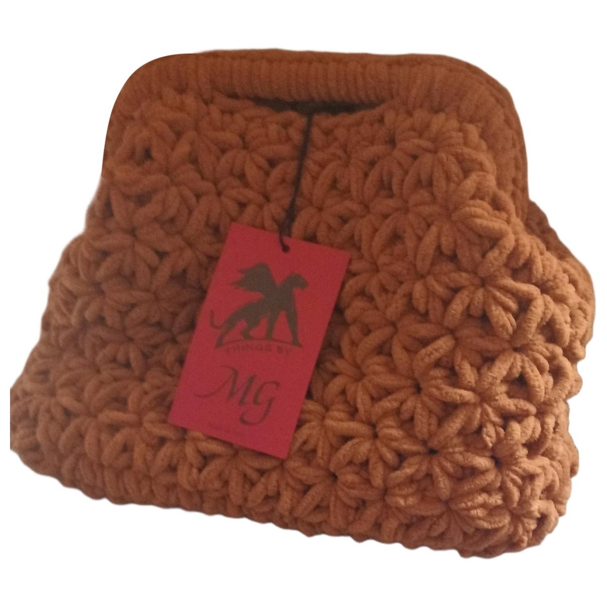 Crochet wool handbag
