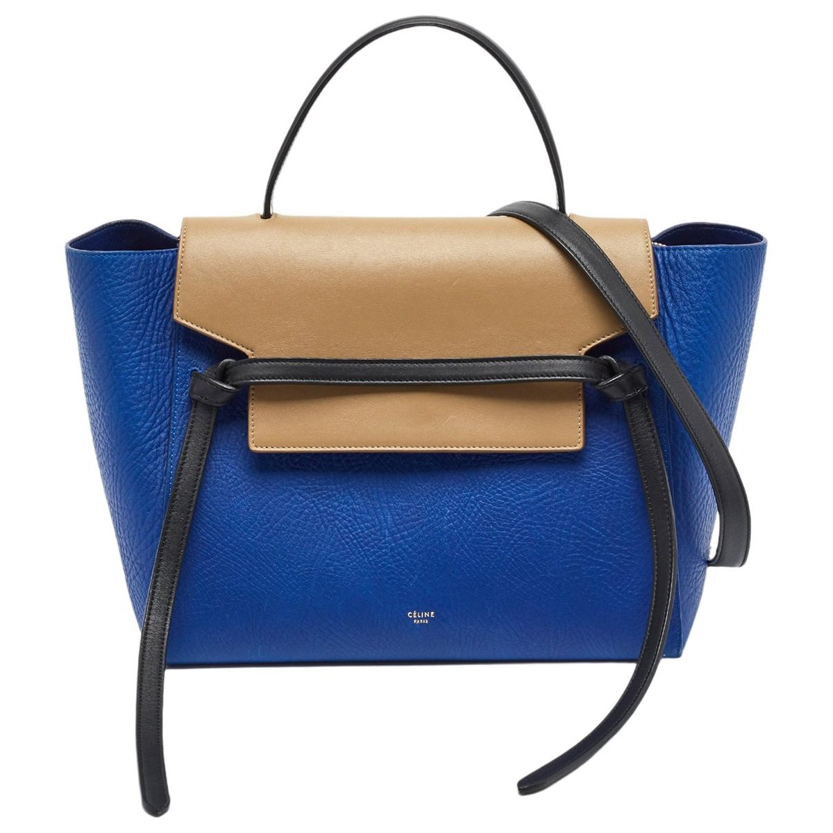 Belt leather satchel