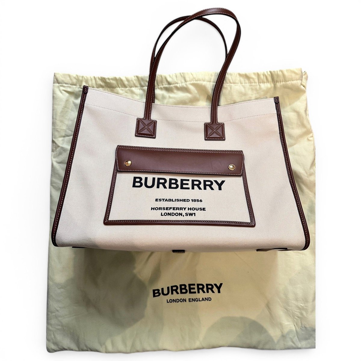 Freya leather tote