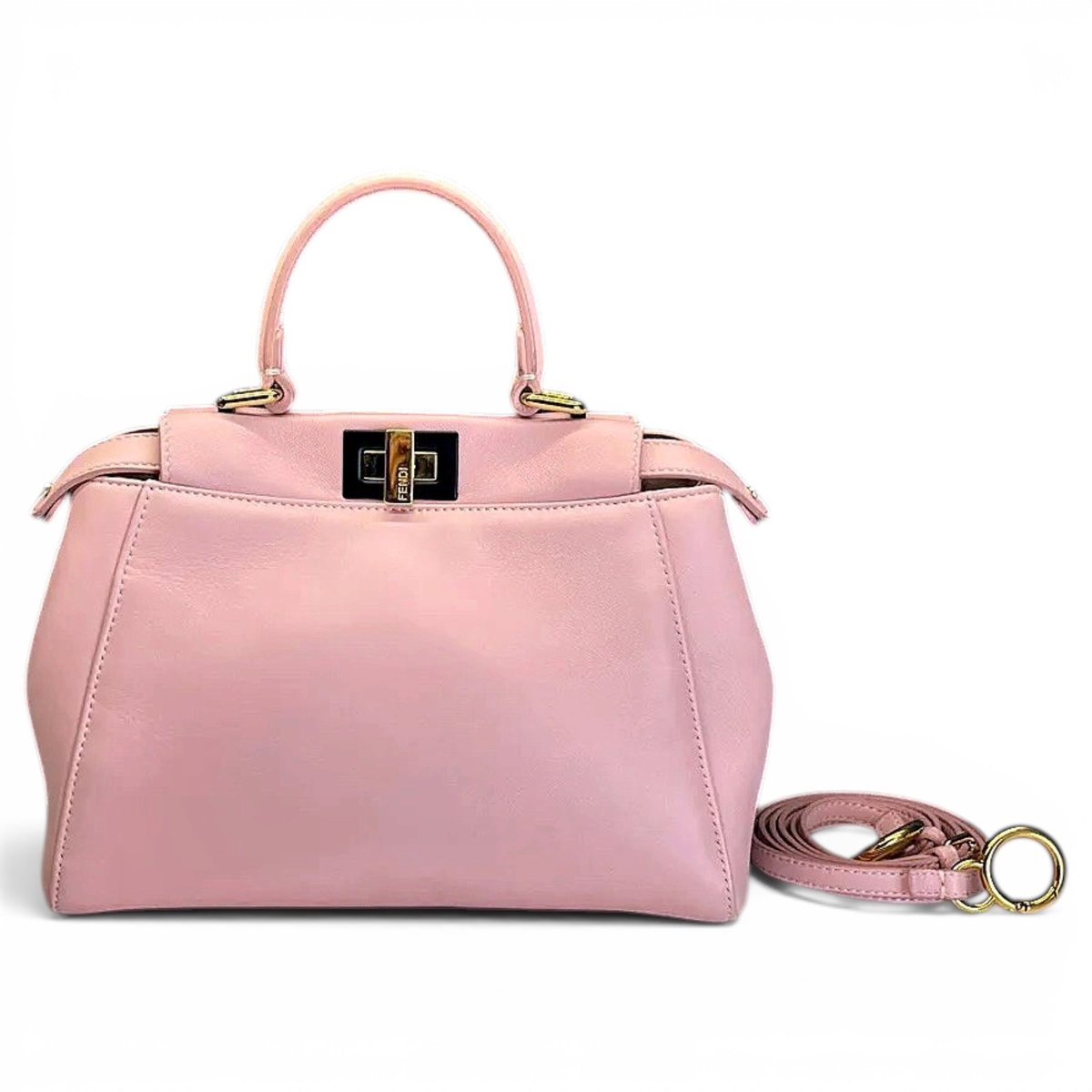 Peekaboo leather crossbody bag